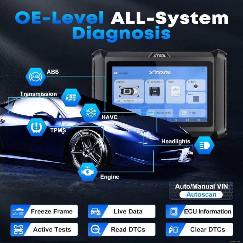 VDIAGTOOL VD80BT Lite versus XTOOL D7S (2026):welke scanner is het beste voor uw budget? 