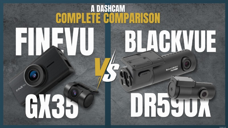 FineVu GX35 versus BlackVue DR590X:welke tweekanaals dashcam wint? 