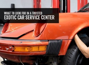 Een betrouwbaar servicecentrum voor exotische auto s kiezen:belangrijke factoren waarmee u rekening moet houden 