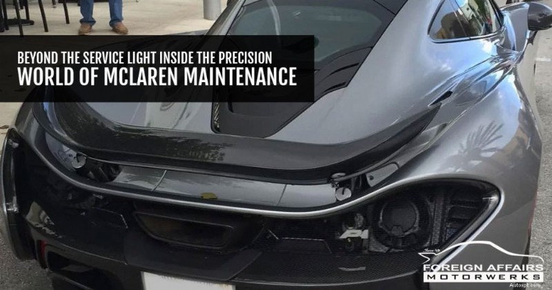 McLaren-onderhoud:precisie die verder gaat dan alleen servicelicht 