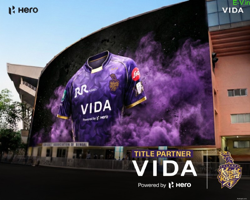 VIDA werkt samen met Kolkata Knight Riders als titelsponsor en geeft energie aan een nieuwe generatie 