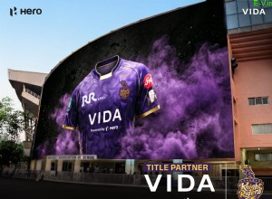 VIDA werkt samen met Kolkata Knight Riders als titelsponsor en geeft energie aan een nieuwe generatie 