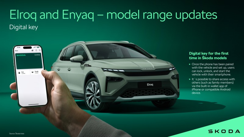 Škoda vernieuwt Elroq en Enyaq met nieuwe slimme functies, verbeterd infotainment en verbeterde veiligheid 