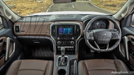 Mahindra Scorpio‑N 2022 Z8L benzine MT:6 versnellingen, 6 zitplaatsen interieur – volledige specificaties en hoogtepunten 