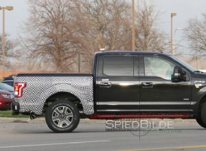 Het Ford F-150-prototype wordt aangedreven door een Land Rover turbodiesel V6-motor 
