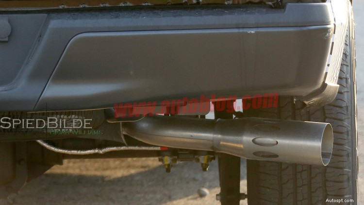 Het Ford F-150-prototype wordt aangedreven door een Land Rover turbodiesel V6-motor 