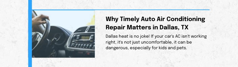 Deskundige auto-airconditioningreparatie in Dallas, TX – snelle en betrouwbare service 