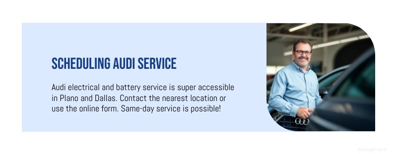 Deskundige Audi accu- en elektrische service – Plano en Dallas 