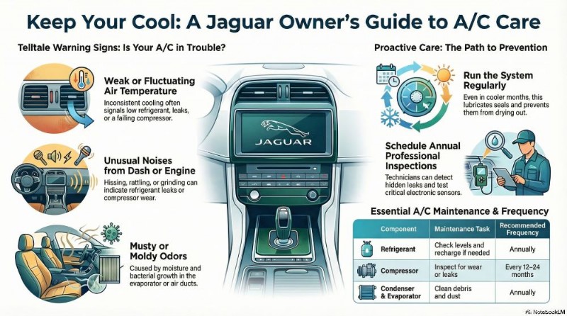 Premium Jaguar airconditioningservice in Dallas en Plano – houd uw luxe rit koel 