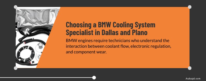 Deskundige BMW-koelsysteemservice in Dallas en Plano, TX 