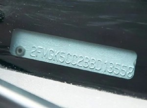 Decodeer het VIN van uw auto om de motorcode en het modeljaar te vinden 