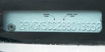 Decodeer het VIN van uw auto om de motorcode en het modeljaar te vinden 