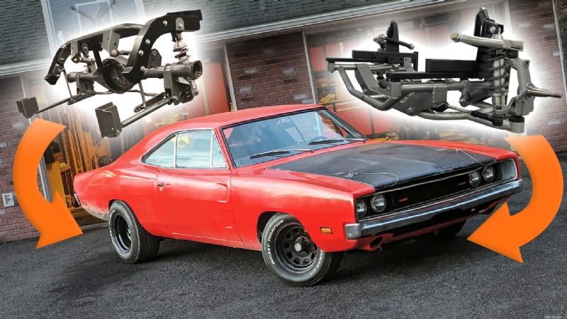 Heidts 4-Link achter- en IFS-kits testen op een Dodge Charger 