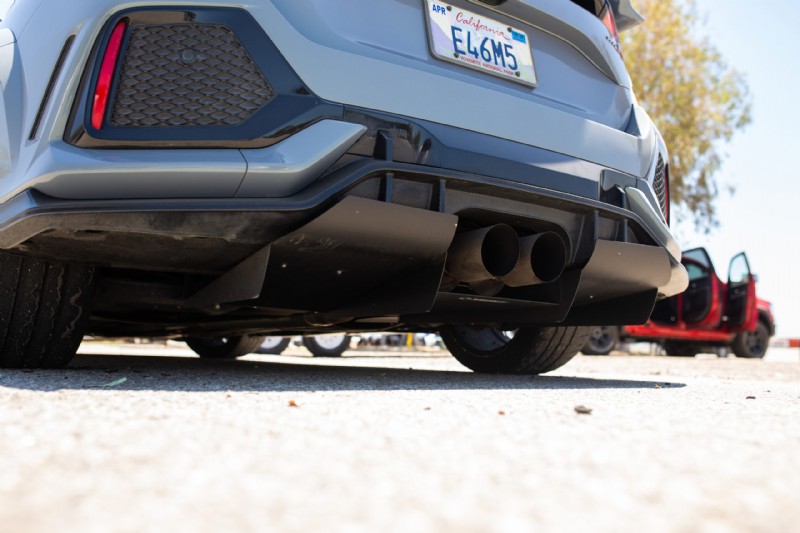 Mijn Honda Civic Type R uit 2019 een boost geven:snelheid verbeteren met downforce-aanpassingen 