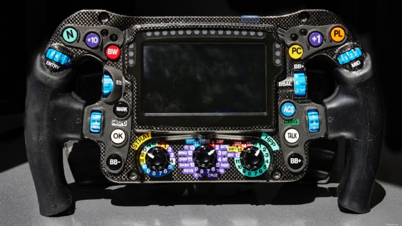 De complete gids voor F1-stuurwielen:alle knoppen, paddles en knoppen uitgelegd 