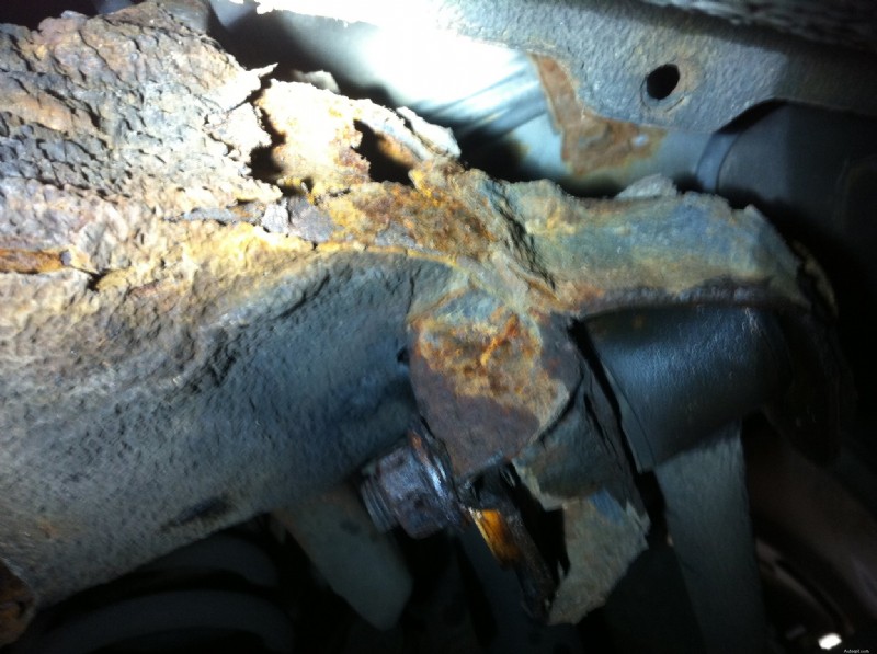 2008 Hyundai Azera Roestschade veroorzaakt door strooizout uit Pennsylvania - wat te doen 